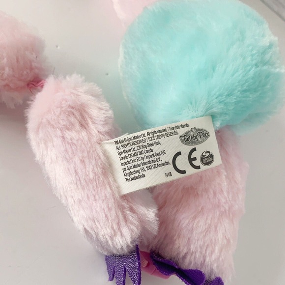 Twisty Petz Cuddlez Snugglez Sloth Plush Pink Purple Stuffed Animal Spin Master - Picture 3 of 7